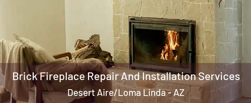 Brick Fireplace Repair And Installation Services Desert Aire/Loma Linda - AZ