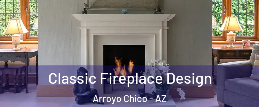 Classic Fireplace Design Arroyo Chico - AZ