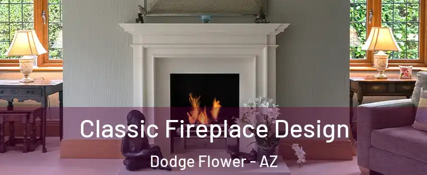 Classic Fireplace Design Dodge Flower - AZ