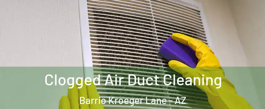 Clogged Air Duct Cleaning Barrio Kroeger Lane - AZ