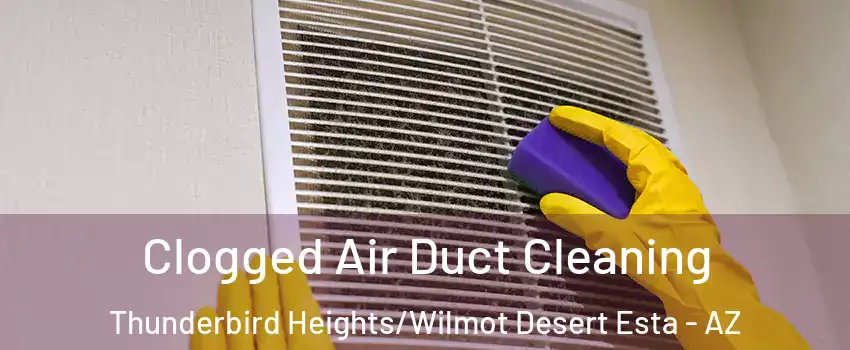 Clogged Air Duct Cleaning Thunderbird Heights/Wilmot Desert Esta - AZ