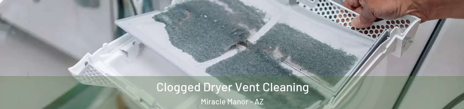 Clogged Dryer Vent Cleaning Miracle Manor - AZ
