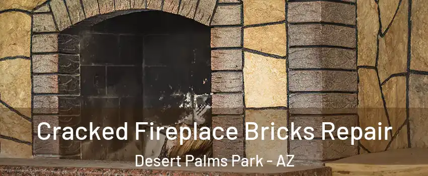 Cracked Fireplace Bricks Repair Desert Palms Park - AZ
