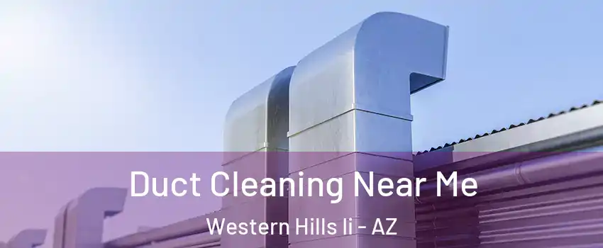 Duct Cleaning Near Me Western Hills Ii - AZ
