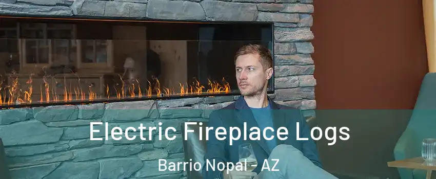 Electric Fireplace Logs Barrio Nopal - AZ