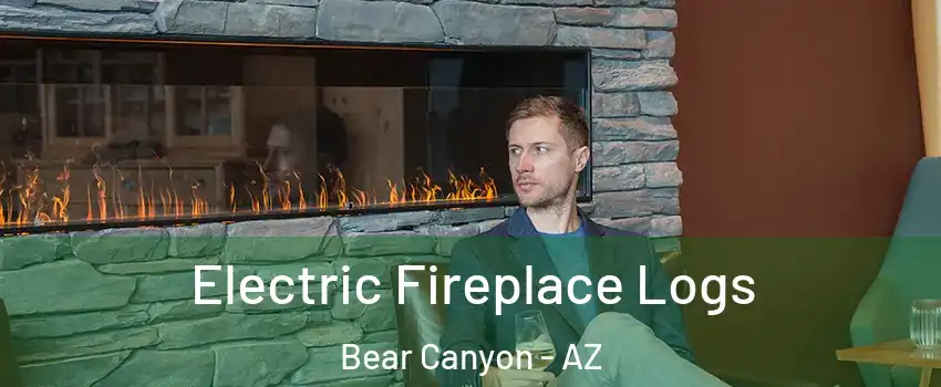 Electric Fireplace Logs Bear Canyon - AZ