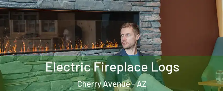 Electric Fireplace Logs Cherry Avenue - AZ