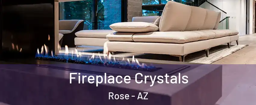 Fireplace Crystals Rose - AZ