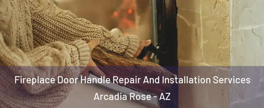 Fireplace Door Handle Repair And Installation Services Arcadia Rose - AZ