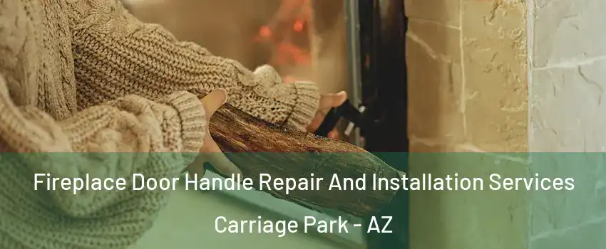 Fireplace Door Handle Repair And Installation Services Carriage Park - AZ