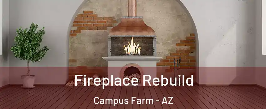 Fireplace Rebuild Campus Farm - AZ