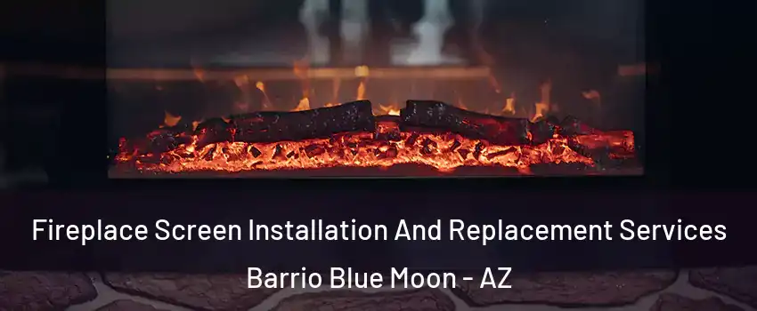 Fireplace Screen Installation And Replacement Services Barrio Blue Moon - AZ