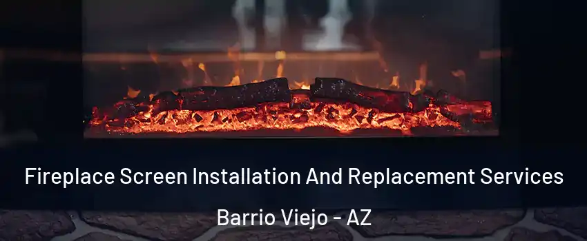 Fireplace Screen Installation And Replacement Services Barrio Viejo - AZ