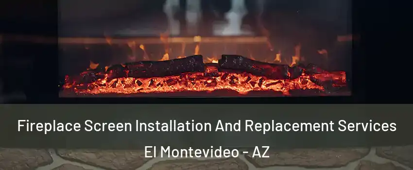 Fireplace Screen Installation And Replacement Services El Montevideo - AZ
