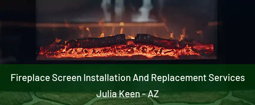 Fireplace Screen Installation And Replacement Services Julia Keen - AZ