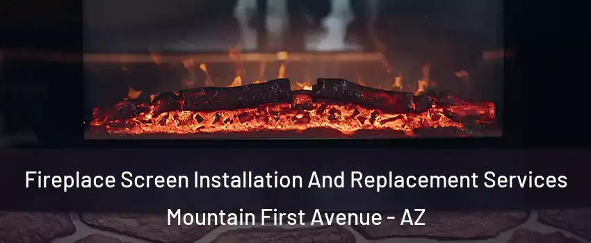 Fireplace Screen Installation And Replacement Services Mountain First Avenue - AZ