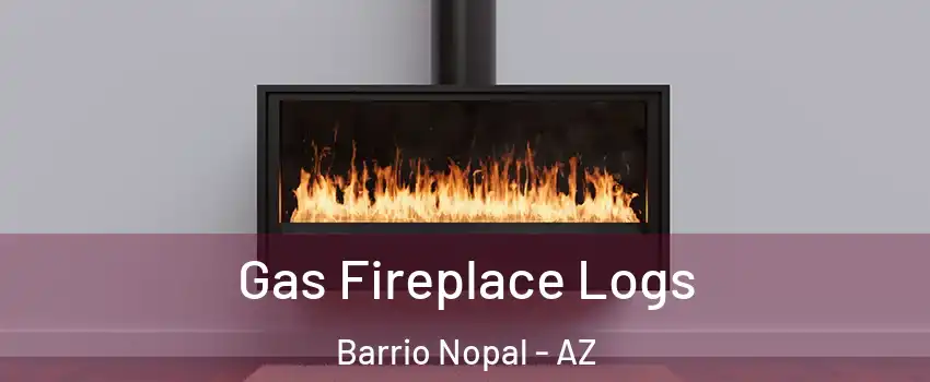 Gas Fireplace Logs Barrio Nopal - AZ