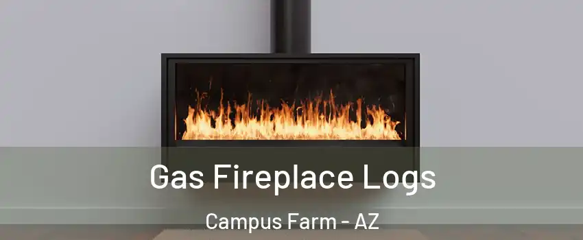 Gas Fireplace Logs Campus Farm - AZ