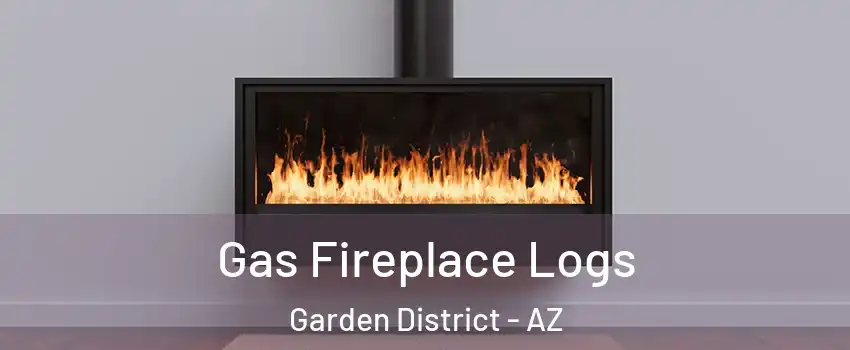 Gas Fireplace Logs Garden District - AZ