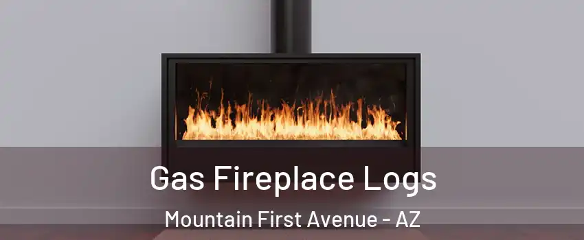 Gas Fireplace Logs Mountain First Avenue - AZ