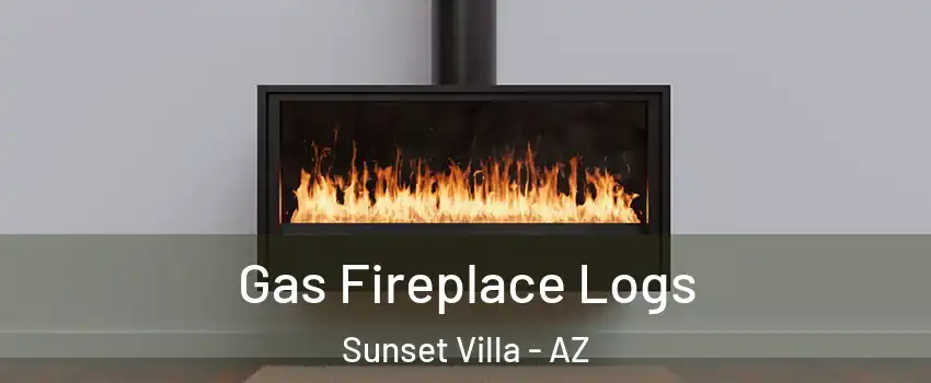 Gas Fireplace Logs Sunset Villa - AZ