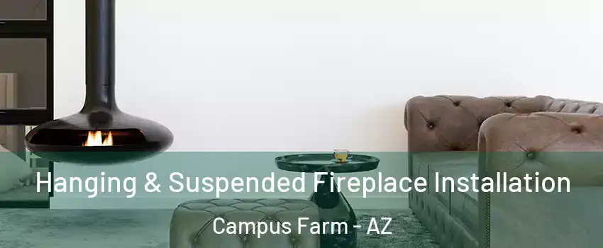 Hanging & Suspended Fireplace Installation Campus Farm - AZ