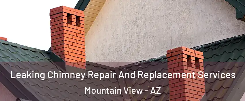 Leaking Chimney Repair And Replacement Services Mountain View - AZ