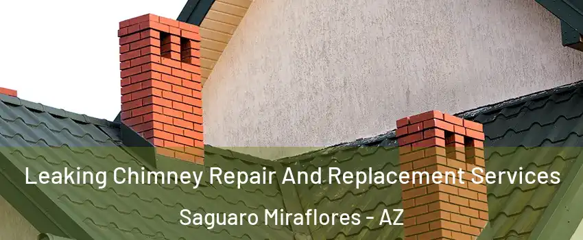 Leaking Chimney Repair And Replacement Services Saguaro Miraflores - AZ