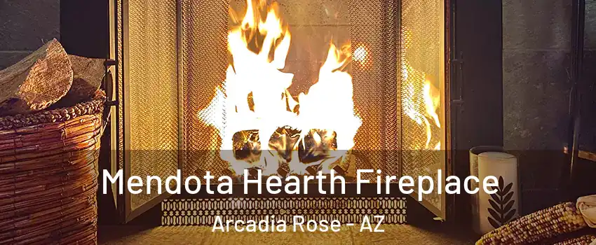 Mendota Hearth Fireplace Arcadia Rose - AZ