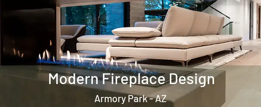 Modern Fireplace Design Armory Park - AZ