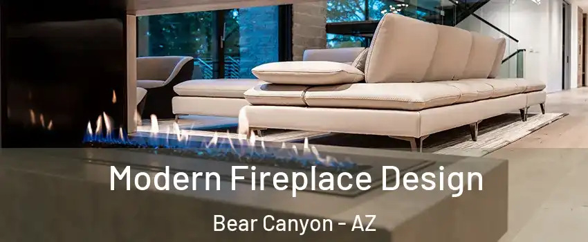 Modern Fireplace Design Bear Canyon - AZ