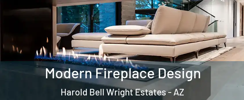Modern Fireplace Design Harold Bell Wright Estates - AZ