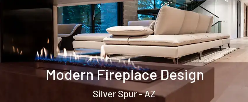 Modern Fireplace Design Silver Spur - AZ