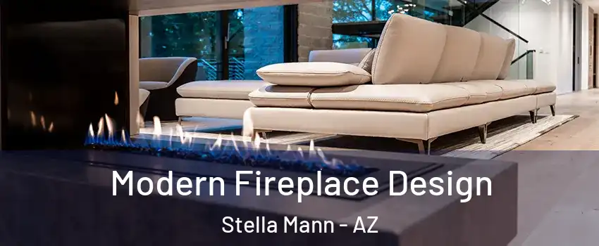Modern Fireplace Design Stella Mann - AZ