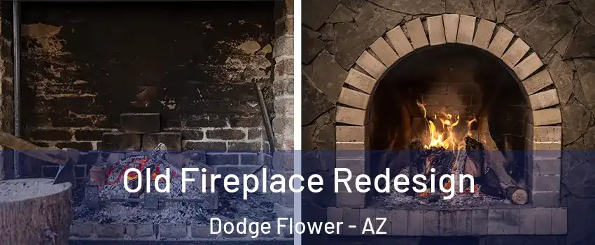 Old Fireplace Redesign Dodge Flower - AZ