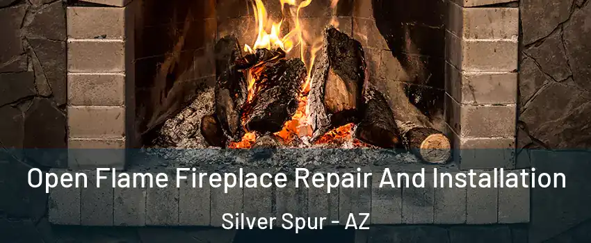 Open Flame Fireplace Repair And Installation Silver Spur - AZ