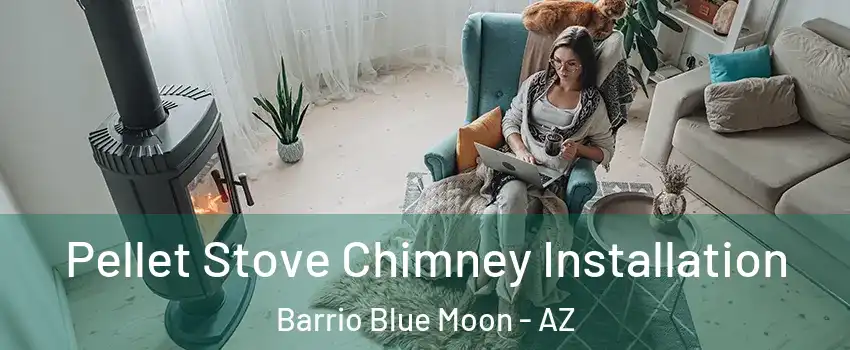 Pellet Stove Chimney Installation Barrio Blue Moon - AZ